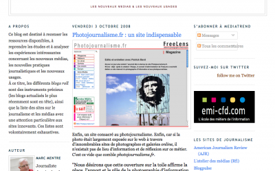 Le nouveau journalisme a son blog