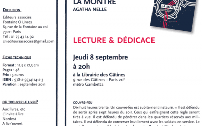 Lecture & dédicace des nouvelles gagnantes