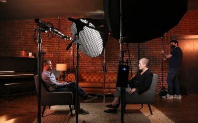 parler devant la caméra