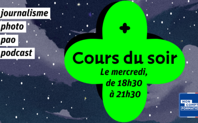 Cours du soir 2024 – C’est beau une formation la nuit !